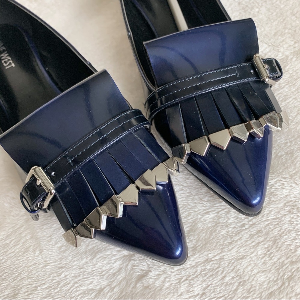 NIB Nine West Patent Leather Tessieo Loafer Flats - Picture 2 of 6